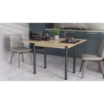 Jídelní stůl Obdélníkový rozkládací stůl Targ system 120 x 90 x 75 cm, dub sonoma