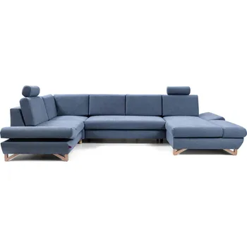 Sedací souprava Sedačka s úložným prostorem do U GULEPA 4 - riflová, pravý roh