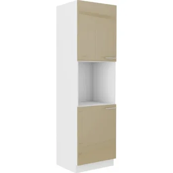 Kuchyňská linka Kuchyňská skříň na vestavnou troubu LAJLA - šířka 60 cm, cappucino / bílá