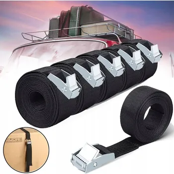 autokoberec 6X GUMKA NAPINAJĄCA S HÁČKY EXPANDERU NASTAVITELNÉ UPEVŇOVACÍ POPRUHY 400 CM