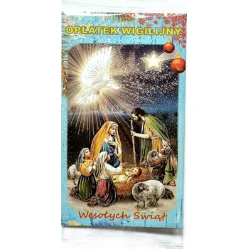 Vánoční dekorace Vánoce Wesołych Świąt Vánoční oplatek 3 kusy