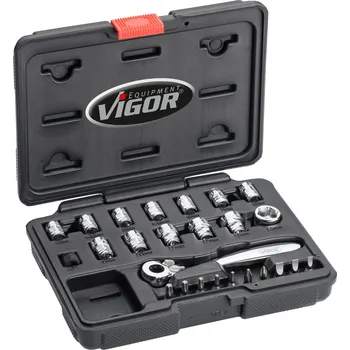 Vigor V5202, Sada nástrčných klíčů | superplochých