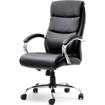 Kancelářská židle LUCIANA - černá / chrom