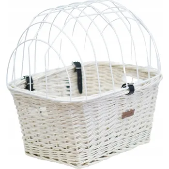 Košík na láhev Přední košík na kolo Polska Wiklina ROW-011 béžový