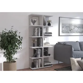 regál Policový regál MISHA 3 - šedý