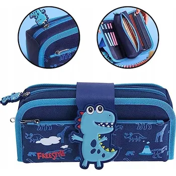 Penál Penál pro děti s motivem krokodýla DADANISM