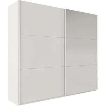 Šatní skříň Šatní skříň 225 EVELINE se zrcadly - bílá