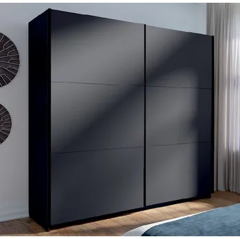 Šatní skříň Vysoká šatní skříň 151 cm APASTO - grafitová