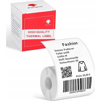 Speciální papír Štítky do tiskárny Phomemo 50x80mm M110 M120 M200 M220 M221 bílé