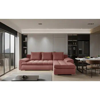 Sedací souprava Rozkládací sedací souprava BIBIANA 1 - korálová, pravý roh