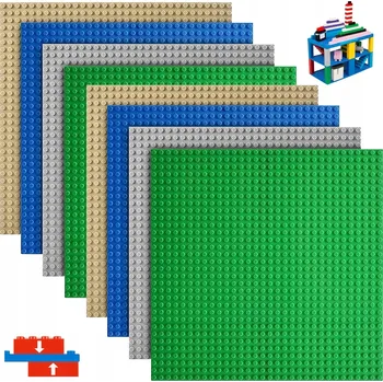 ostatní stavebnice 8 KUSŮ Velká STAVEBNÍ DESKA stavebnice hračka kreativní podložka 32x32