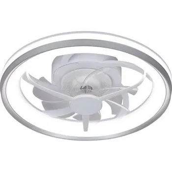 Stropní ventilátor Rabalux Fanricius 71335 stříbrný/šedý