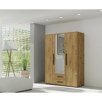 Šatní skříň Kombinovaná šatní skříň 150 cm ANDELINA - dub artisan