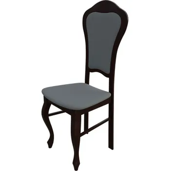 Jídelní židle Čalouněná jídelní židle MOVILE 11 - ořech / šedá 1