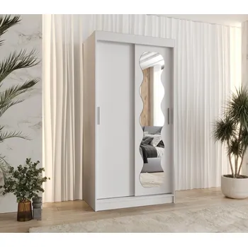 Šatní skříň Šatní skříň 100 cm ROZANA - bílá