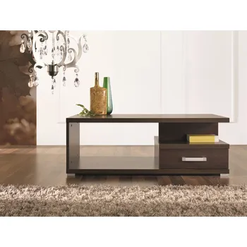 Konferenční stolek Konferenční stolek se šuplíkem KASSON - kaštan wenge