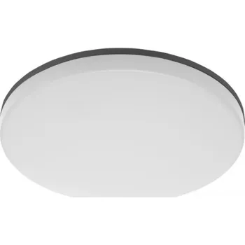 Stropní Svítidlo kulatý 33 cm 24 W teplé světlo 3000 K 2400 lm stmívatelný černý