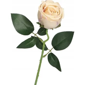 umělá květina JEDNA RŮŽE JAKO ŽIVÁ VELKÁ 50CM SATÉNOVÁ UMĚLÉ KVĚTY RŮŽE