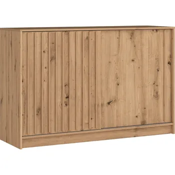 Komoda Široká komoda s dvířky KAREN - dub wotan