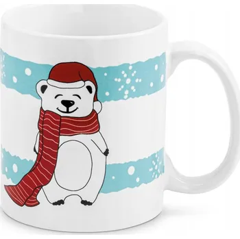 VÁNOČNÍ HRNEK KUBEK medvídek 350 ml