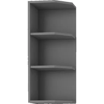 Kuchyňská skříňka Horní rohová skříňka NELJA - šířka 30 cm, antracit