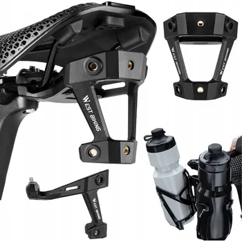 Košík na láhev ADAPTÉR DRŽÁK NA KOLO KOŠÍK POD SEDLO PRO 1 NEBO 2 KOŠÍKY NA LAHEV NA PITÍ