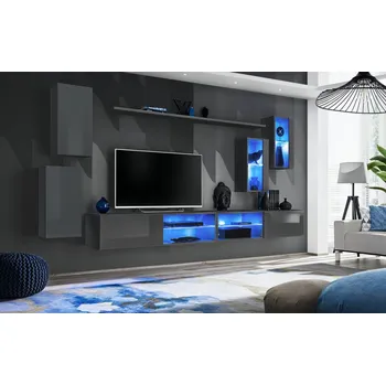 Obývací stěna Stěna do obývacího pokoje RIONATA 25 - grafit