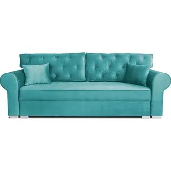 Pohovka Trojmístná pohovka MIRA - světle tyrkysová