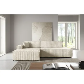 Sedací souprava Rohová sedačka s úložným prostorem WINDSOR 1 - ecru 1, levý roh