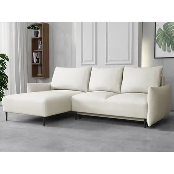 Sedací souprava Rozkládací rohová sedačka SULMA - špinavá bílá