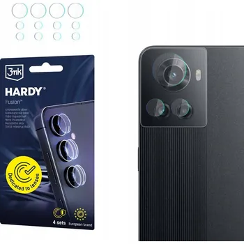 Pouzdro na mobilní telefon 4x Hybridní Sklo na objektiv fotoaparátu pro Oneplus 10R 3mk Hardy Fusion Lens