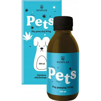 Doplňky stravy pro kočky a psy HEMPLAB PETS olej 50 ml 100 g