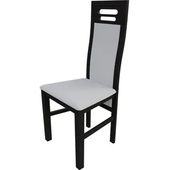 Jídelní židle Židle do jídelny MOVILE 40 - wenge / bílá ekokůže
