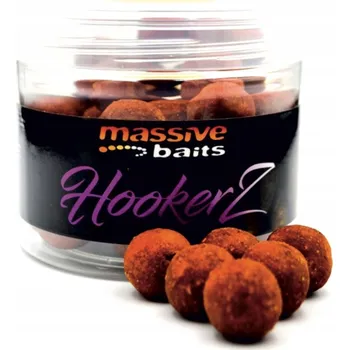 Boilies Nástraha Kuličky Massive Baits HookerZ Strawberry Bergamotta 18 mm