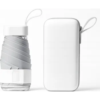 Deštník Kapesní skládací deštník kompaktní malý mini deštníček + pouzdro LEHKÝ