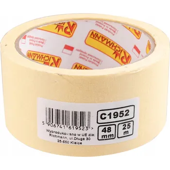 Papírová lepicí páska RICHMANN 48 mm x 25 m žlutá