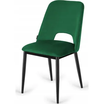 Židle Lugano velur zelená 1 ks
