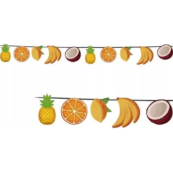 Girlanda Guirca Tropické ovoce 3 m, vícebarevná