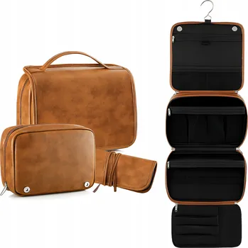 Kosmetická taška Allbag Kosmetická taštička KOSMETYCZKA025 hnědá