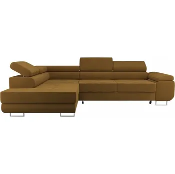 Sedací souprava Designová sedací souprava WILFRED - žlutá 1, levý roh