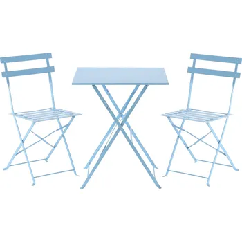 Zahradní nábytek Set zahradního nábytku DALINDA - modrý
