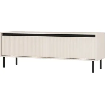 Televizní stolek TV stolek TIRIL - béžový / černý