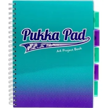 Blok Sešit A4 s mřížkou Pukka Pad, 100 listů