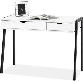 Psací stůl Psací stůl ERCHIS - černý / bílý