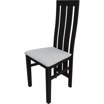 Jídelní židle Jídelní židle MOVILE 42 - wenge / bílá ekokůže