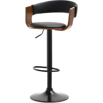 Barová židle Nastavitelná barová židle DAIMARY - ořech / černá 1