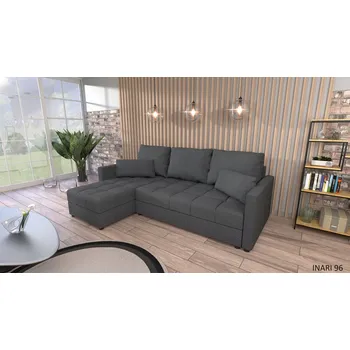 Sedací souprava Sedací souprava do L KLAVERA 1 - tmavě šedá 1