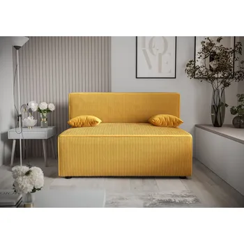 Pohovka Pohodlná pohovka s úložným prostorem RADANA - žlutá