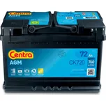AKUMULÁTOR CENTRA AGM 72AH 760A CK720