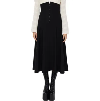 Dámská sukně sukně dámská KILLSTAR - Sable Hex - Black - L